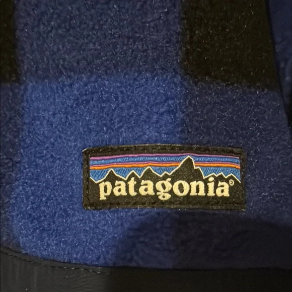 Patagonia AS light weight synchilla snap-t blue/black - Picture 2 of 5